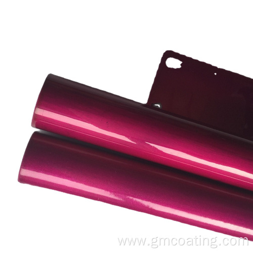 Purple glossy metallic sparkle polyester powder coating